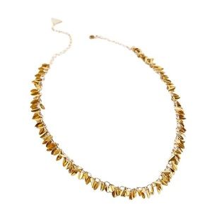 NWOT ANTHROPOLOGIE Serefina Montana gold necklace